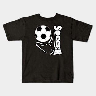 Soccer Foot - White Kids T-Shirt